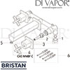 Bristan Casino Cascade Wall Mounted Bath Filler Spares